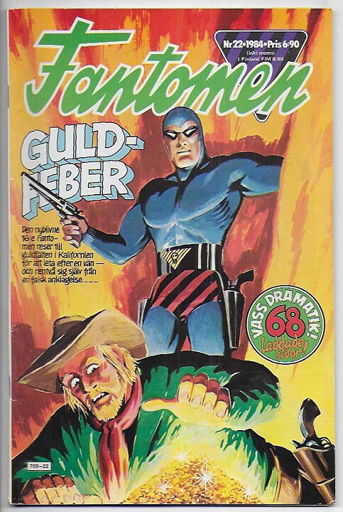 Fantomen 1984 Nr 22 VF Ifyllt Korsord