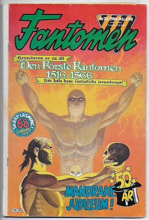 Fantomen 1984 Nr 25 GD Pren-ex