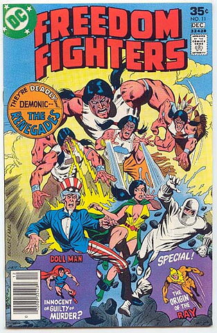 Freedom Fighters # 11 FN-VF Origin The Ray