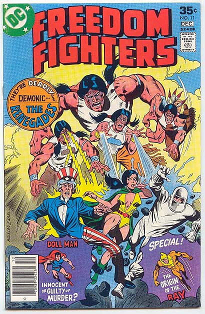 Freedom Fighters # 11 FN-VF Origin The Ray