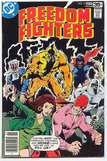 Freedom Fighters # 13 FN-VF Origin Black Condor