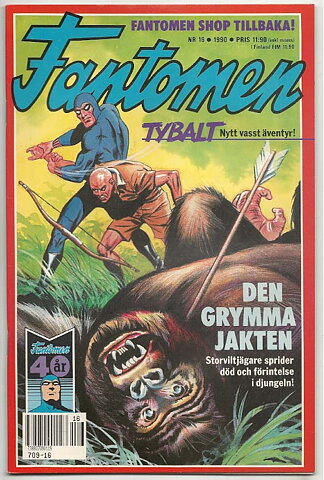 Fantomen 1990 Nr 16 NM Ny Oläst 