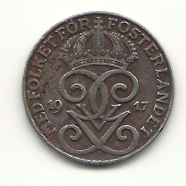 2 öre 1917 järn 1?/1