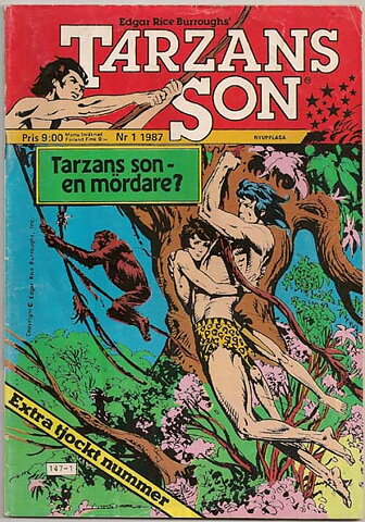 Tarzans Son 1987 Nr 1 GD Litet Klotter