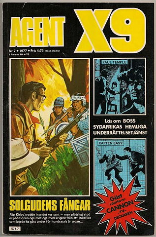 Agent X9 1977 Nr 7 VG