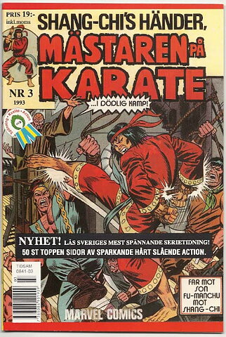 Mästaren På Karate 1993 Nr 3 NM Ny Oläst