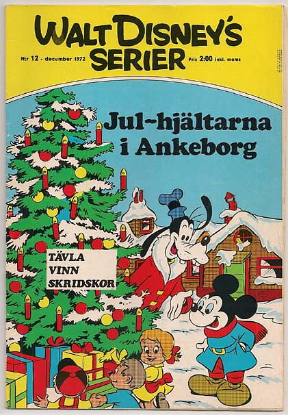 Walt Disney's Serier 1972 Nr 12 VG/FN