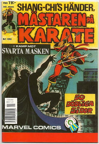 Mästaren På Karate 1993 Nr 1 NM Ny Oläst 1:a Nummer