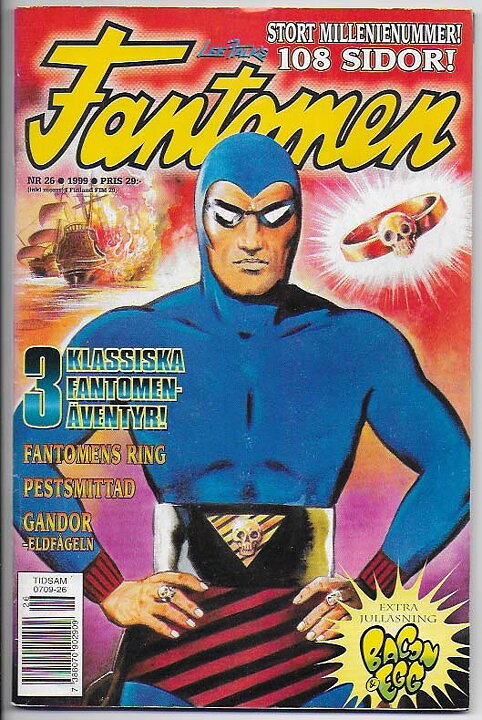 Fantomen 1999 Nr 26 FN Ifyllt Korsord