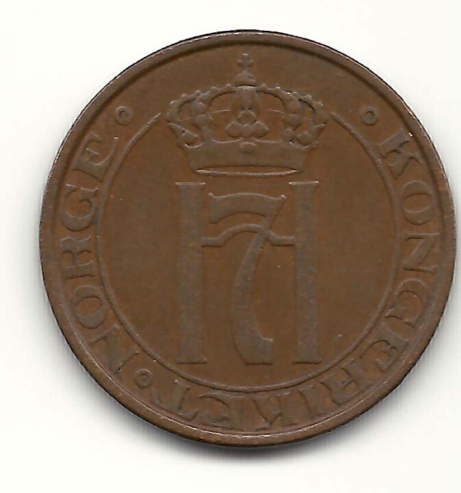 Norge 5 öre 1941 god 1