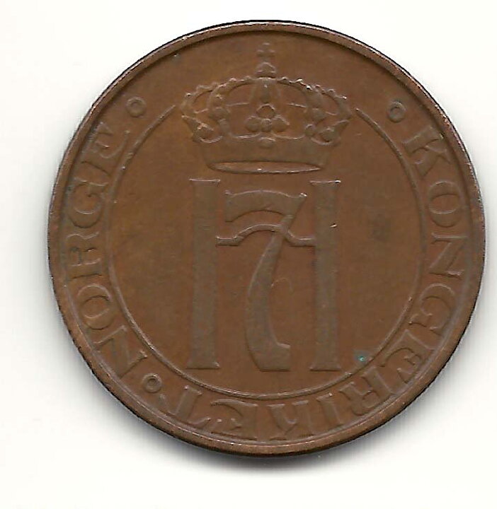 Norge 5 öre 1951 god 1
