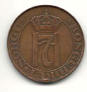 Norge 5 öre 1922 1?/1