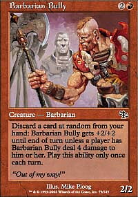 MTG Judgement - Barbarian Bully
