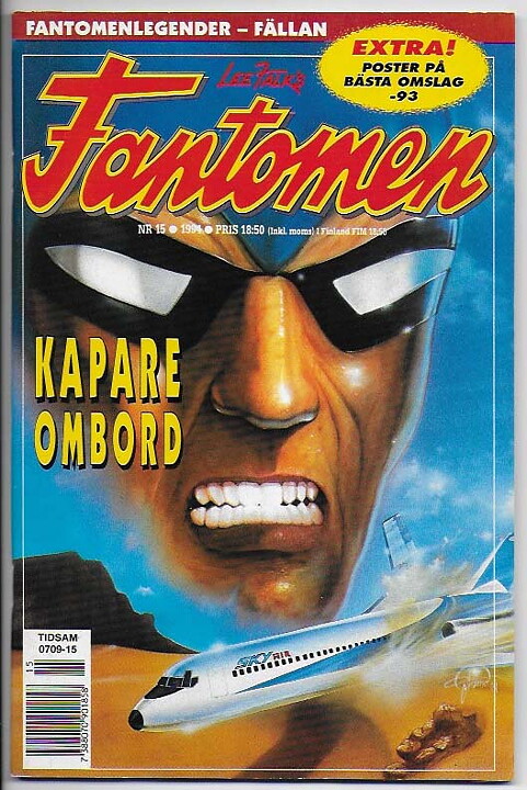 Fantomen 1994 Nr 15 VF+ med Poster