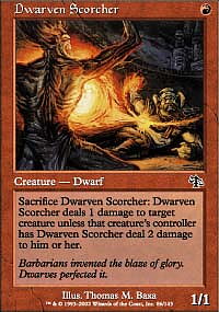 MTG Judgement - Dwarven Scorcher