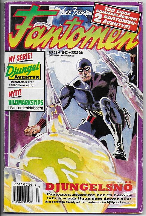 Fantomen 1993 Nr 13 VG-