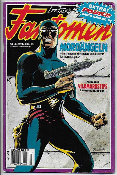 Fantomen 1993 Nr 14 VG Pren-ex med Poster