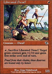 MTG Judgement - Liberated Dwarf