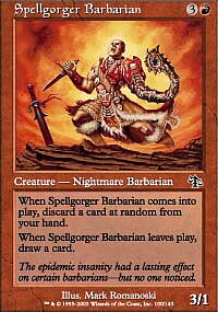 MTG Judgement - Spellgorger Barbarian