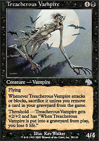 MTG Judgement - Treacherous Vampire