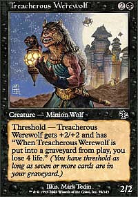 MTG Judgement - Treacherous Werewolf