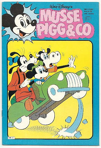 Musse Pigg & C:O 1982 Nr 2 NM-