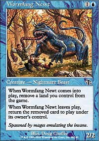 MTG Judgement - Wormfang Newt