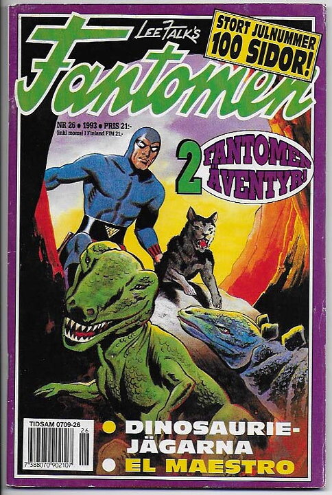 Fantomen 1993 Nr 26 VG+ Pren-ex