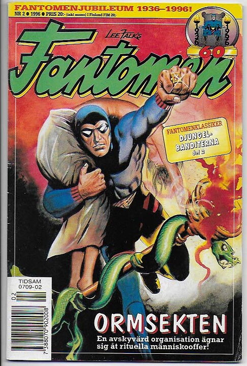 Fantomen 1996 Nr 2 VG Pren-ex