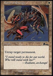 MTG Urza's Legacy - Burst of Energy