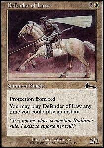 MTG Urza's Legacy - Defender of Law