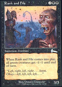 MTG Urza's Legacy - Rank and File