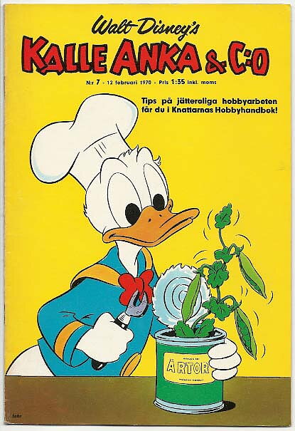 Kalle Anka & C:O 1970 Nr 7 VF Lite Rost