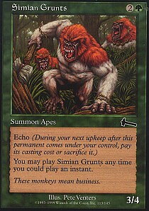 MTG Urza's Legacy - Simian Grunts