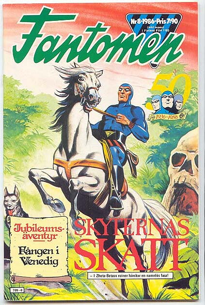Fantomen 1986 Nr 8 VG Löst Omslag/Pren-ex