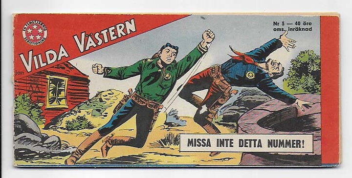 Vilda Västern 1966 Nr 3 VG Ifylld Uppgift