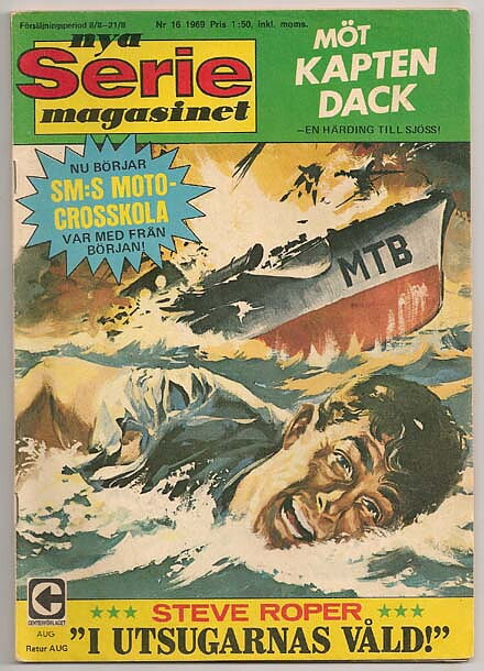 Seriemagasinet 1969 Nr 16 VG Ifyllt Korsord