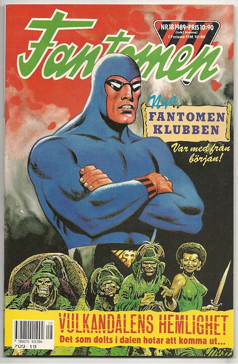 Fantomen 1989 Nr 18 NM Ny Oläst 