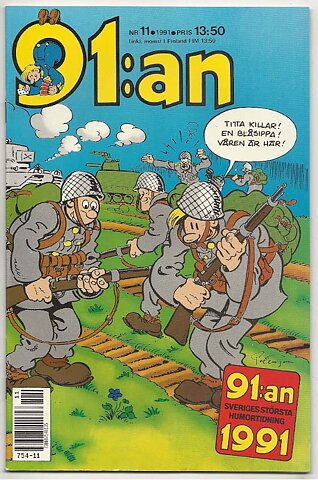 91:an 1991 Nr 11 NM Ny Oläst 