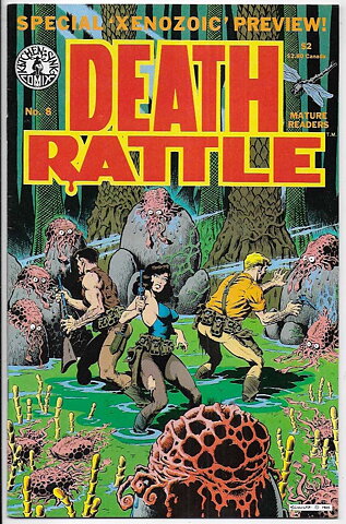Death Rattle # 8 NM- 1st Xenozoic Tales
