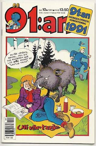91:an 1991 Nr 10 NM Ny Oläst 