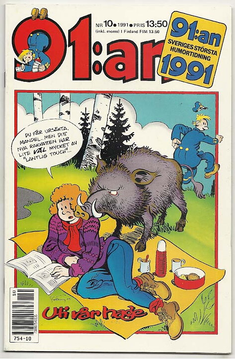 91:an 1991 Nr 10 NM Ny Oläst 