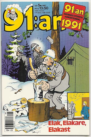 91:an 1991 Nr 5 NM Ny Oläst 