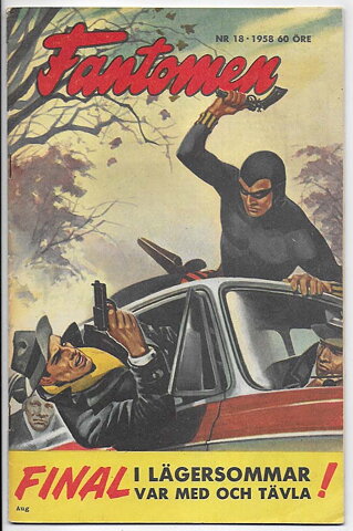 Fantomen 1958 Nr 18 GD/VG Tejpbit
