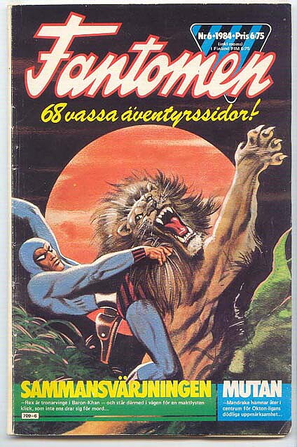 Fantomen 1984 Nr 6 GD/VG