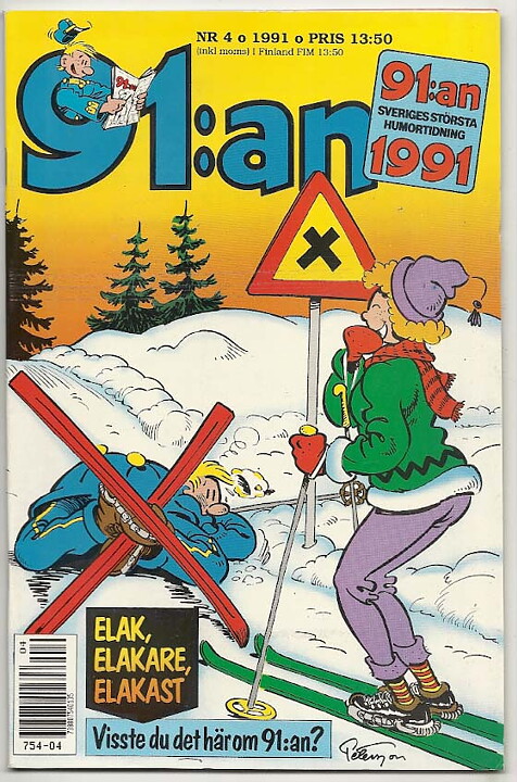 91:an 1991 Nr 4 NM Ny Oläst 