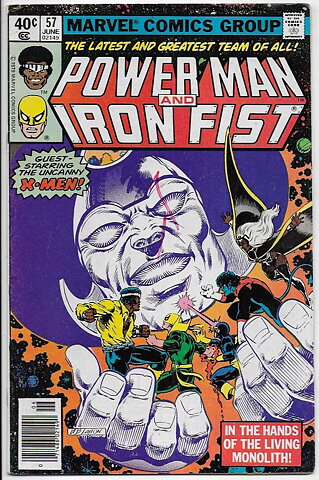 Power Man # 57 VF New X-Men