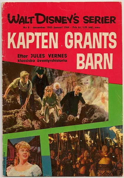 Walt Disney's Serier 1963 Nr 8 GD/VG Svag Stämpel