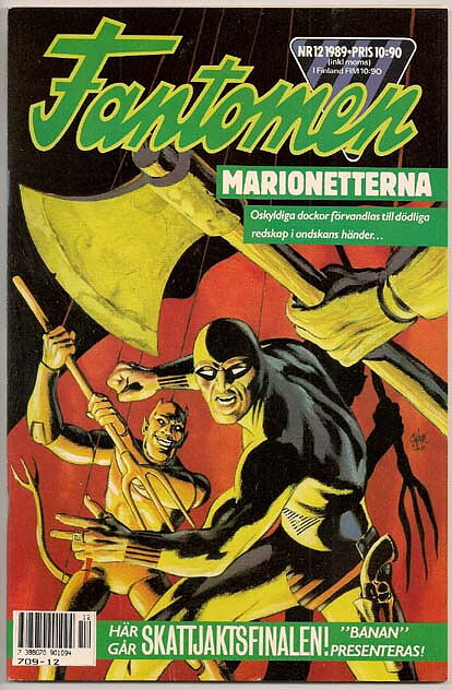 Fantomen 1989 Nr 12 VF-NM Ny Oläst
