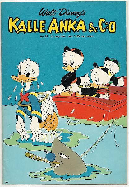 Kalle Anka & C:O 1970 Nr 21 VF-